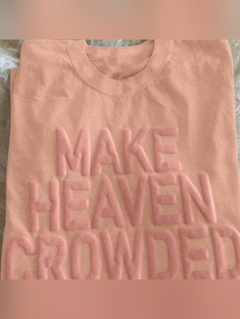 Make Heaven Crowded Tee — Heaven Blush